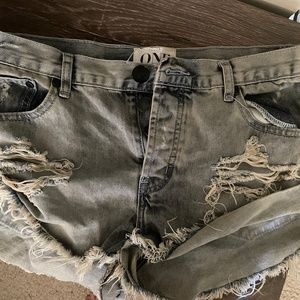 Ice blue denim one teaspoon bandits